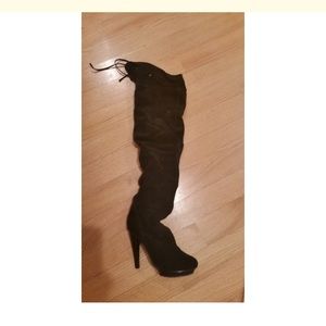 Steve Madden Suede over the knee boots